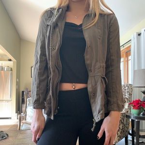 Olive Green Lightweight Jacket